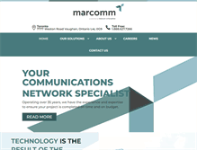 Tablet Screenshot of marcomm.ca
